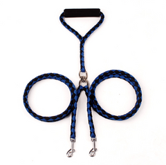 Hand-Knitted Double-Ended Braided Dog Leash