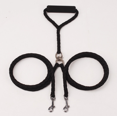 Hand-Knitted Double-Ended Braided Dog Leash